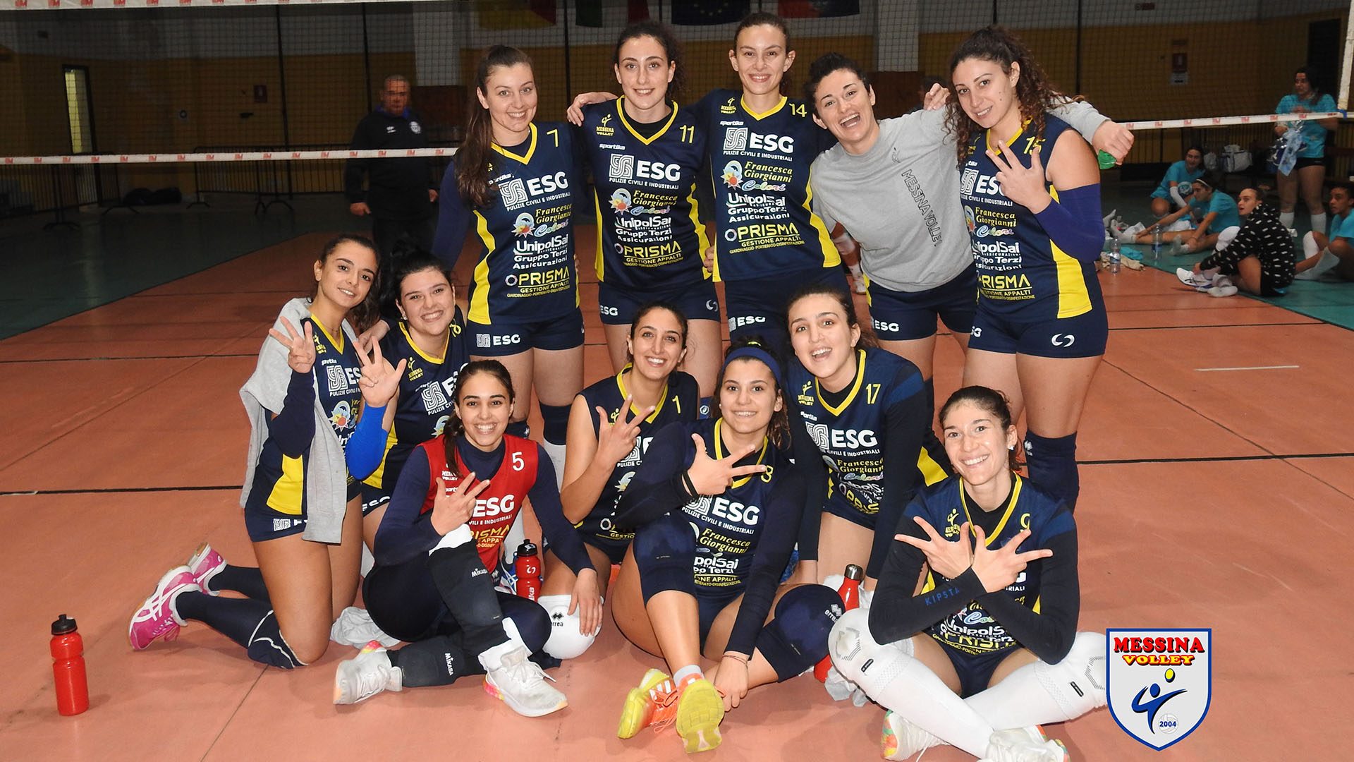 Le ragazze del Messina Volley